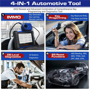 Autel MaxiIM IM508 Automobil-IMMO Schlüsselprogrammierungs- und Diagnosetool OBD2 Diagnose für alle Systeme Scanner Autoschlüsselprogrammierer - Product Image 6