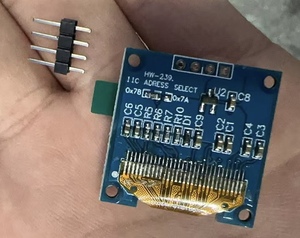0.96 pollici bianco/blu/giallo-blu doppio colore I2C IIC Display di comunicazione modulo LCD OLED - Product Image 3