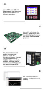 6-Channel Video Graphic Data Logger with <strong>Temperature</strong> Recorder <strong>Sensor</strong> Customized OEM Paperless Chart Recorder - Product Image 3