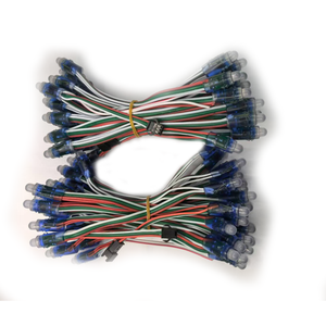 <strong>RGB</strong> <strong>Color</strong> Digital <strong>LED</strong> <strong>Pixel</strong> Light 12mm <strong>Full</strong> <strong>Color</strong> <strong>Pixel</strong> <strong>LED</strong> Christmas Decorations Lights 3V Input IP68 Waterproof - Product Image 1