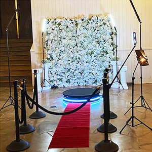 360 Photo Booth Red Carpet Rgb 360 Degree Led Lighting Backgrounds 360 Photo Booth 360 Video Booth Selfie Platform <strong>Au</strong> - Product Image 5