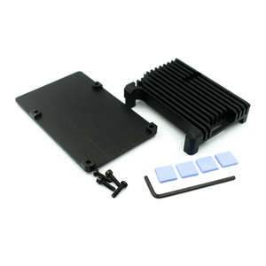 <strong>Raspberry</strong> <strong>Pi</strong> 4 Aluminum Metal <strong>Case</strong> <strong>Raspberry</strong> <strong>Pi</strong> 4 Aluminum <strong>Case</strong> Box with Dual Fan Heat Sink for <strong>Raspberry</strong> <strong>Pi</strong> 4 <strong>Model</strong> B 4B Plus - Product Image 2
