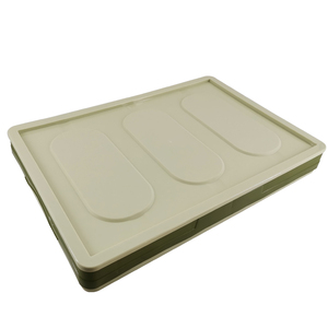 Contenedores de almacenamiento plegables rectangulares modernos, contenedores de almacenamiento apilables de plástico PP sin tapa, organizador de almacenamiento en GARAJE, seguro para alimentos - Product Image 4
