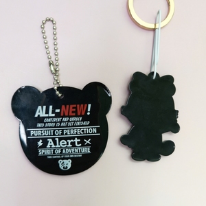 Nóng bán món quà phát sáng tối cao su Keyring chết cắt Keychains trống keyrings tùy chỉnh mềm PVC Keychain - Product Image 5