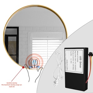 12V Espelho Inteligente Única Cor Mão Scanning <span class=keywords><strong>Sensor</strong></span> <span class=keywords><strong>Switch</strong></span> LED Escurecimento Inteligente Mão Scanning <span class=keywords><strong>Sensor</strong></span> Interruptor Para Espelho Do Banheiro