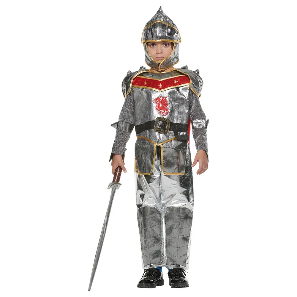 Nuovo Costume da cavaliere per bambini per esibizioni sul palco della festa di Halloween