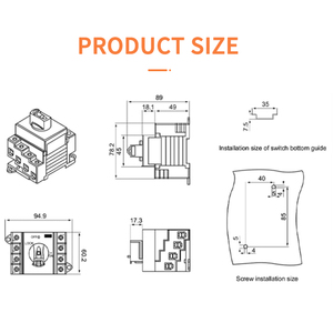 XIONGISOLAR 1500VDC 32A DC 4-полюсный Солнечный изолятор PV солнечный фотоэлектрический изоляционный выключатель Rotarty solating Products - Product Image 3