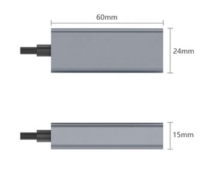 Controlador gratuito USB a RJ45 convertidor USB 3,0 a 1000Mbps Gigabit RJ45 tarjeta de red adaptador Ethernet para computadora