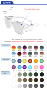 Lunettes de sécurité anti-buée personnalisées en usine Lunettes avec cadre PC Lentille en polycarbonate Caractéristiques anti-impact anti-rayures Protection des yeux - Product Image 6