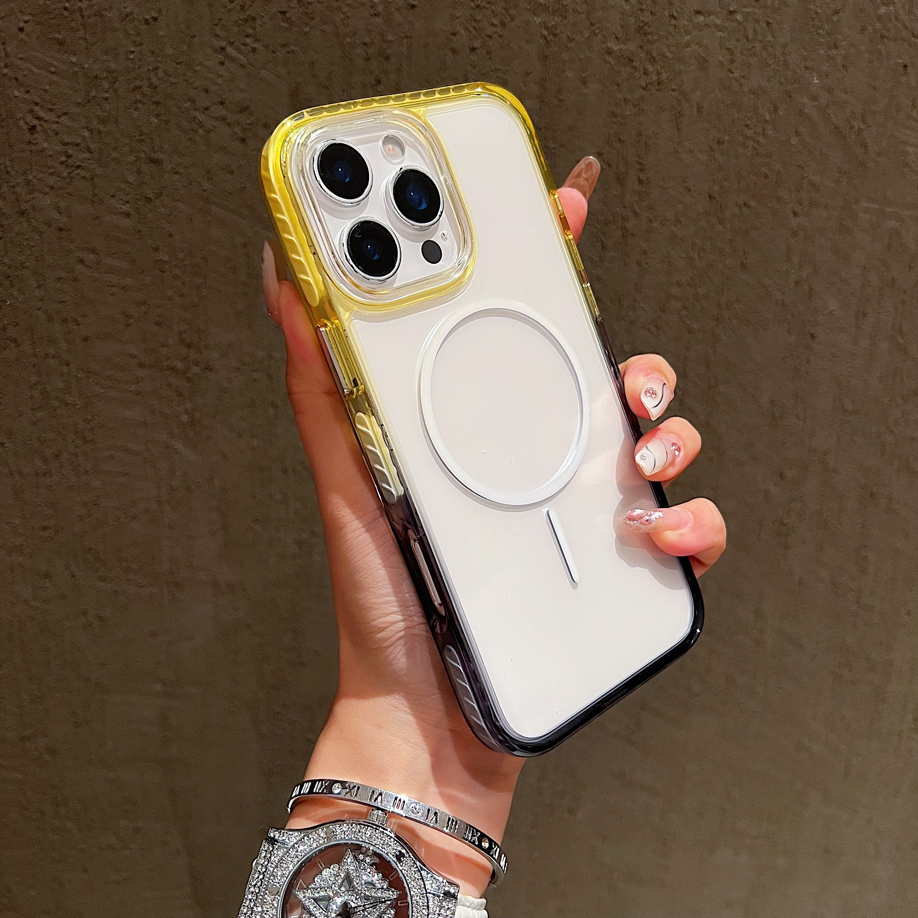 Gradient Yellow Black