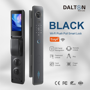 DALTON P60 1080P HD Video kamera geniş görüş akıllı kapı kilidi yüz tanıma Wi-Fi itme çekme akıllı kilit - Product Image 5