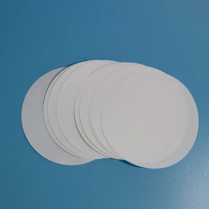 Low ashless disc circle cellulose filter paper