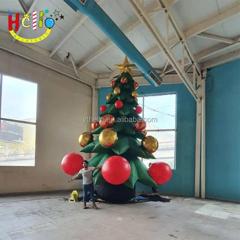 New design custom beautiful giant christmas inflatable tree decorations for christmas party