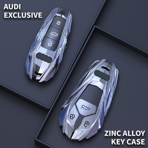 Audi A3 A6 A7 A8 e-tron S3 S6 için anahtarlık ile akıllı anahtar Fob kapak S7 RS6 araçlar - Product Image 4