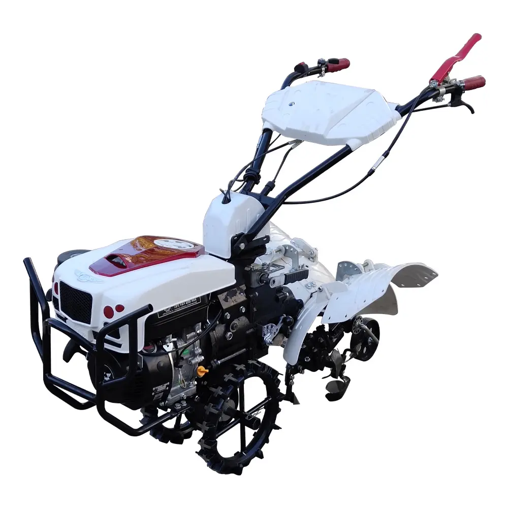 6HP 8HP 4WD Equipo agrícola Gasolina Potencia Tiller Jardín Rotavator Gasolina Cultivador Tiller