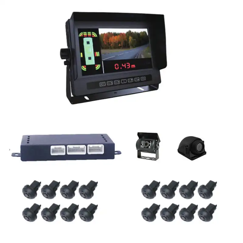 Camera Met Dodehoek Informatiesysteem Video Parking Proximity Sensor Truck Backup Camera Parking Sensor