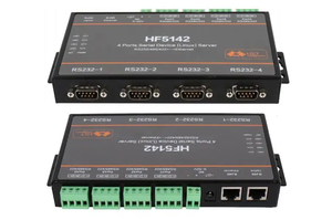 High Flying HF5142 Servidor de Red Serie de 4 puertos Dispositivo FreeRTOS RS232/RS485/RS422 a convertidor TCP IP Telnet Modbus - Product Image 4