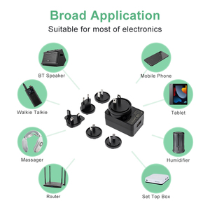 Free Sample Customized Interchangeable 8.4V 1.5A 16.8V 0.5A 15V 1A 15W Power <strong>Adaptor</strong> Camera Power Supply Adapter for CCTV Modem - Product Image 4