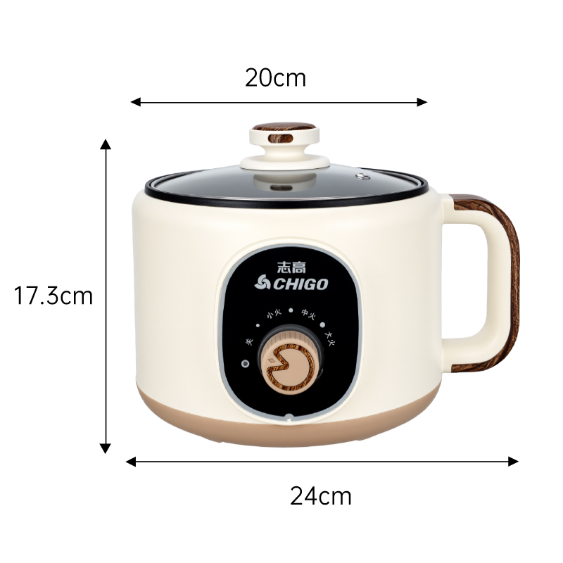 White-Manual control single pot