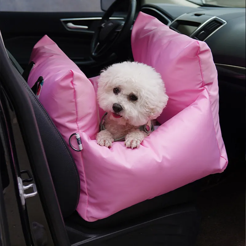 High Quality Washable Dog Car Seat Cover Waterproof Safe Travel Adjustable Portable Dog Car Seat Cover for Back Seat