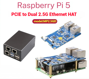 Распродажа, макетная плата Raspberry Pi MP2.5GD с 5 PCIE на двойную 2,5G Ethernet, шляпа RTL8125, бесплатная упаковка - Product Image 3