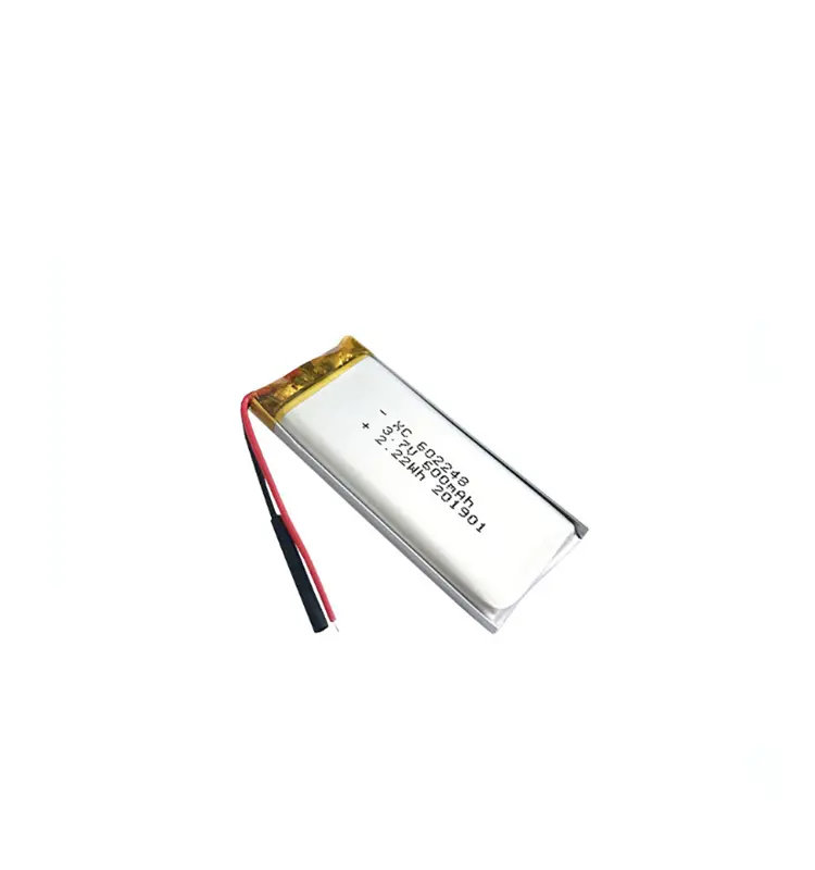 3.7V 600mAh 602248 Lipo battery Rechargeable Lithium Polymer ion Battery for Mp3