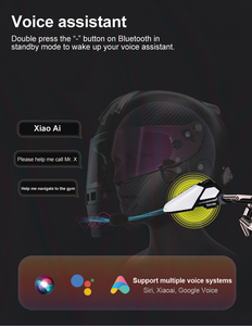 Intercomunicador Bluetooth para motocicleta T10S 4 Riders con sistemas de comunicación inteligentes con cancelación de ruido para compartir música, novedad - Product Image 5