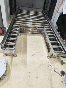 Carretilla elevadora superior e inferior Equipo de manipulación de materiales Línea transportadora de rodillos para carga y descarga Rodillo de tierra de carga - Product Image 5