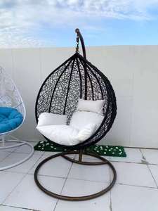 Giá rẻ đu ngoài trời giỏ ban công vườn Kim Loại Đứng Dây đu Patio võng trứng ghế - Product Image 2
