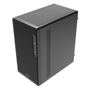 Blanco y Negro C5 Mid-Tower Computer DIY Desktop Host Chasis MATX Office Business Game Shell con Stock ATX Factor de forma - Product Image 3