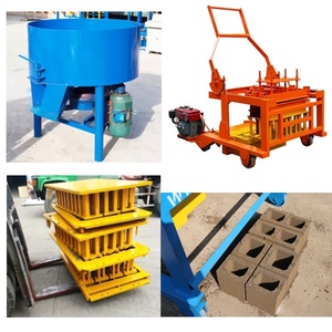 Diesel Ei legen Betonblock Maschine Preis Verriegelung Manuelle Ziegel herstellung Maschinen - Product Image 2