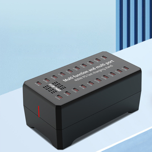 High Quality Multi 20 25 30 Port 100W 120W Usb Multiport USB Charging Station Intelligent <strong>Detection</strong> for Smartphones Tablets - Product Image 2