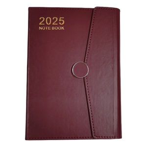 Taccuino personalizzabile in pelle A5 A5 2025 spagnolo diario pianificatore di obiettivi con schede di libri nuovo anno inglese Planner uso scolastico