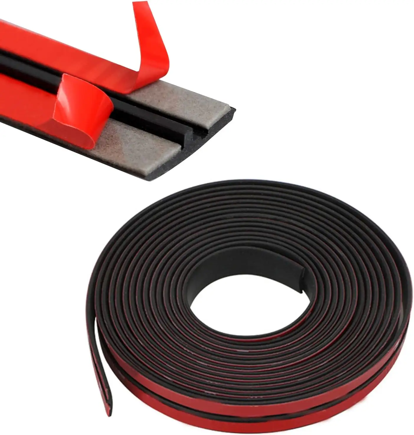 Car door seal adhesive Windshield Rubber Seal Weather Seal, Adhesive T-Shaped Stripping Trim Weatherstrip for Cars