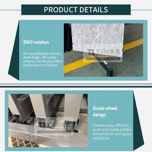 Modular trượt kim loại gốm đứng có tính năng nhân tạo đá Mẫu hiển thị và giá cả cạnh tranh Veneer - Product Image 3