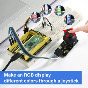 Super Starter Kit Education DIY <strong>Sensor</strong> Kit for <strong>Raspberry</strong> <strong>Pi</strong> Pico With MicroPython and with Arduino Programming