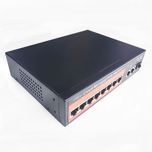 Conmutador de enlace ascendente Gigabit PoE de 8 puertos y 100M gestionado remotamente con función VLAN de red de 8 canales y aplicación en stock - Product Image 5