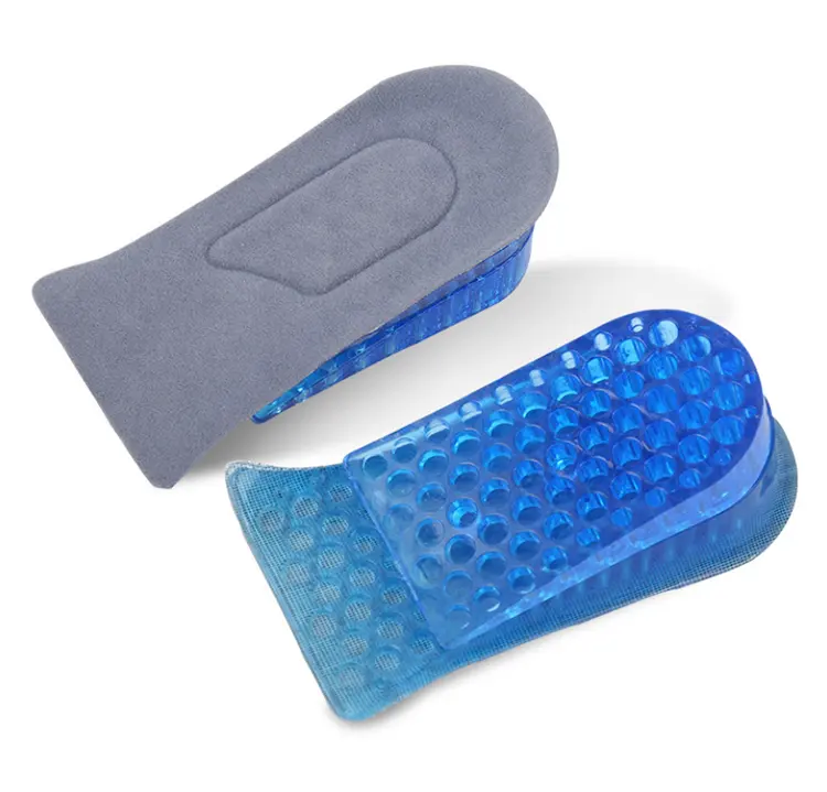 Almohadilla Invisible Unisex de silicona para pies, plantilla de Gel adhesivo para aumento de altura, para zapatos