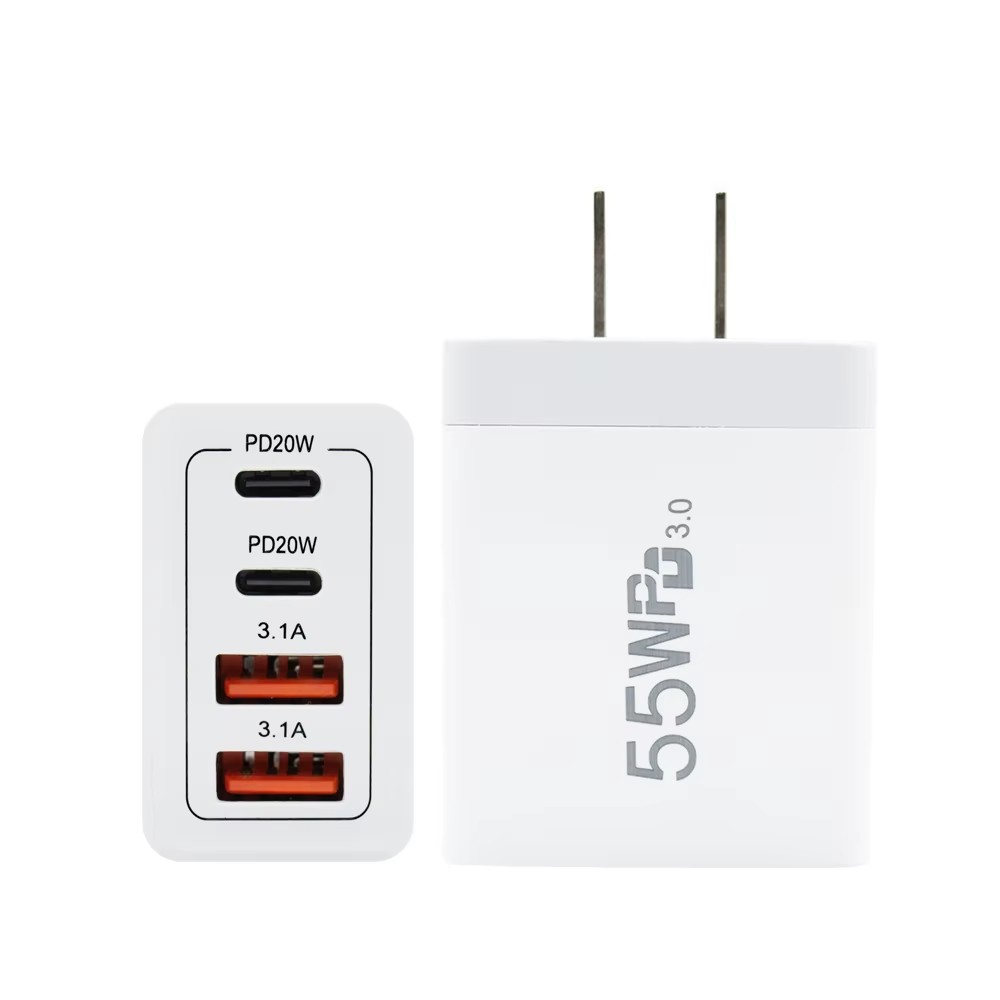 chargeur américain blanc