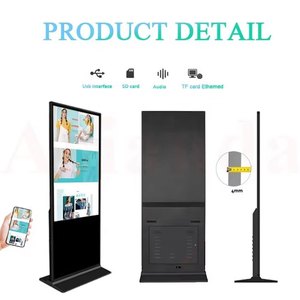 Напольный ЖК-рекламный плеер цифровой киоск Android коммерческий сенсорный экран рекламная панель дисплей медиа-плееры программное обеспечение рекламы - Product Image 6