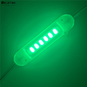 SMD5730 โมดูลLed 6PCS DC12V 1.6W Ip65 กันน้ำSuper Bright RGB Ledโมดูล 12V 24Vสีสีขาว