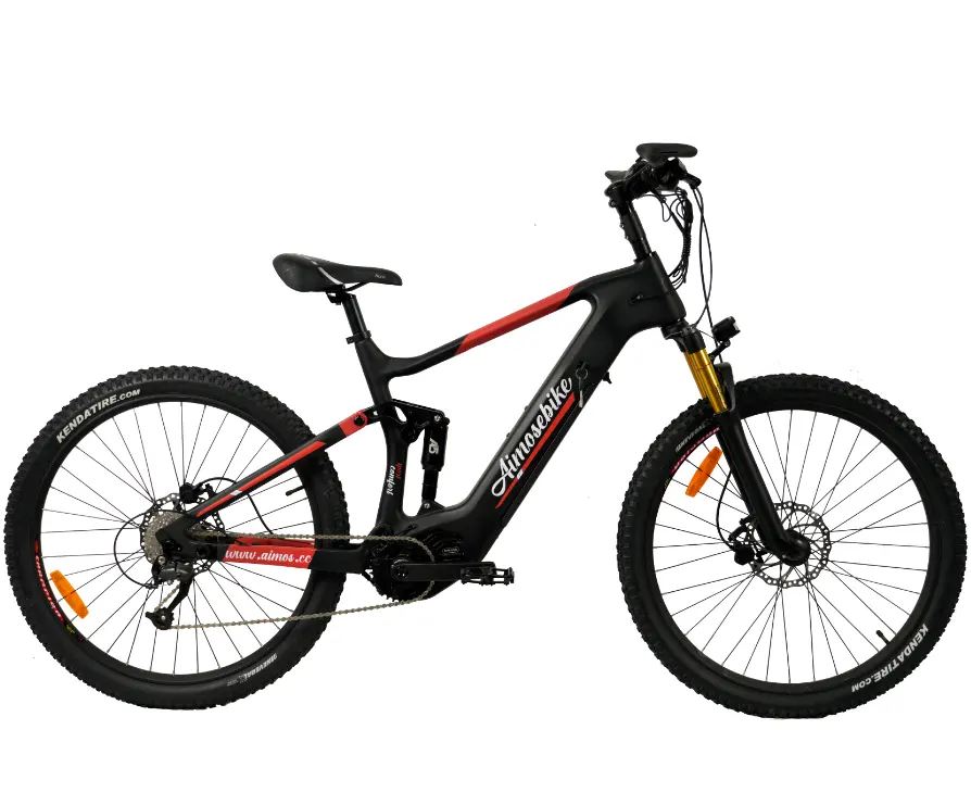 Дешевая цена горный электрический велосипед с двойной подвеской вилка Электрический горный велосипед