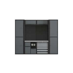 低价46英寸滚轮工具柜手推车，带机械用组合钢工具箱