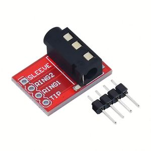TRRS 3.5mmオーディオソケットMP3ステレオソケットモジュールイヤホンマイクパワーモジュール - Product Image 1