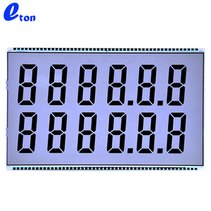 ET-4677 personalizzato monocromatico 7 segmento 12 cifre tipo HTN Display Lcd Lcd positivo con scheda controller per erogatore carburante - Product Image 3