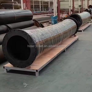 Tubería con flotador y manguera de goma Tubería de dragado de lodo de arena HDPE para draga de succión - Product Image 1