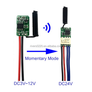 สวิตช์ไมโครรีเลย์ขนาดเล็กขนาดเล็ก,โมดูลสวิตช์โอนสายวงจรรีเลย์ Rf ไร้สาย Dc 3.5V 3.7V 9V 433Mhz - Product Image 4