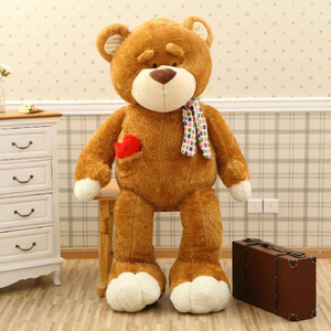 จัดส่งฟรีบราซิล US UK 80 ซม.30 นิ้วตุ๊กตาหมีหัวใจตลกตุ๊กตาหมีตุ๊กตาหมี - Product Image 3