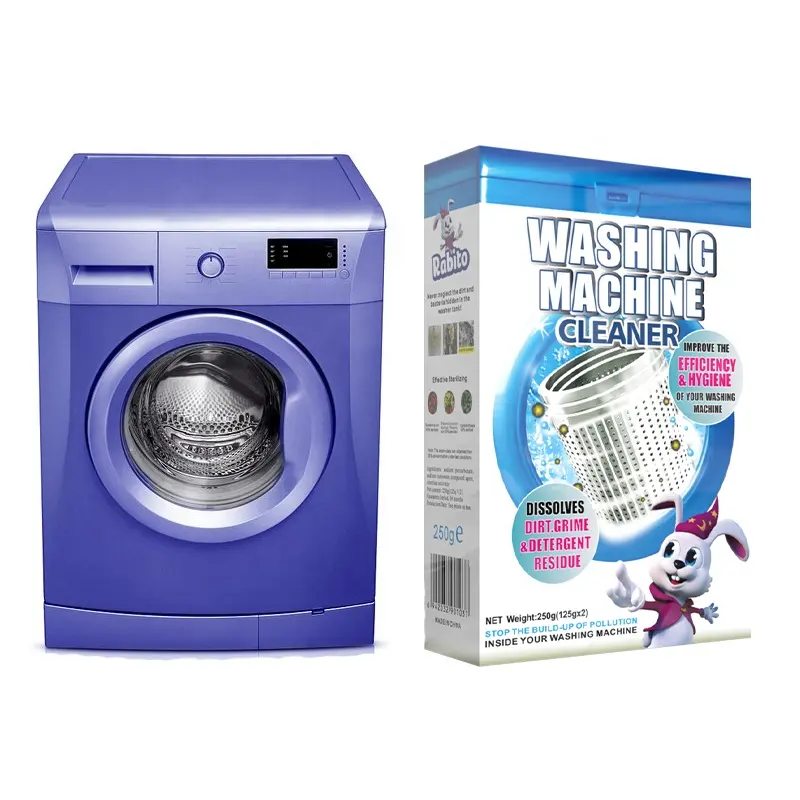 Limpador de máquina de lavar, de alta qualidade, 2 gerações, alta potente, tanque de detergente para limpeza de máquina de lavar, e tambor