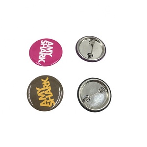 Logo özelleştirilmiş yüksek kaliteli düğme rozet Pin - Product Image 3